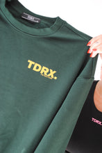 Load image into Gallery viewer, the daily dose. Crewneck Sweatshirt in Pine Green
