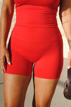 Load image into Gallery viewer, Biker Shorts in Cherry Red
