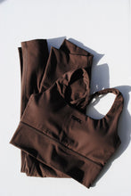 Load image into Gallery viewer, TDRX. Logo Sports Bra in Espresso
