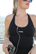 Load image into Gallery viewer, TDRX. Logo Workout Tank in Black
