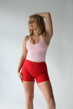 Load image into Gallery viewer, Halter Sports Bra in Blush Pink
