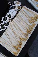 Load image into Gallery viewer, Bubble Rhinestone Initial Necklace
