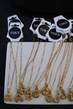 Load image into Gallery viewer, Bubble Rhinestone Initial Necklace
