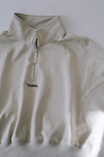 Load image into Gallery viewer, TDRX. Quarter Zip Sweatshirt in Cream
